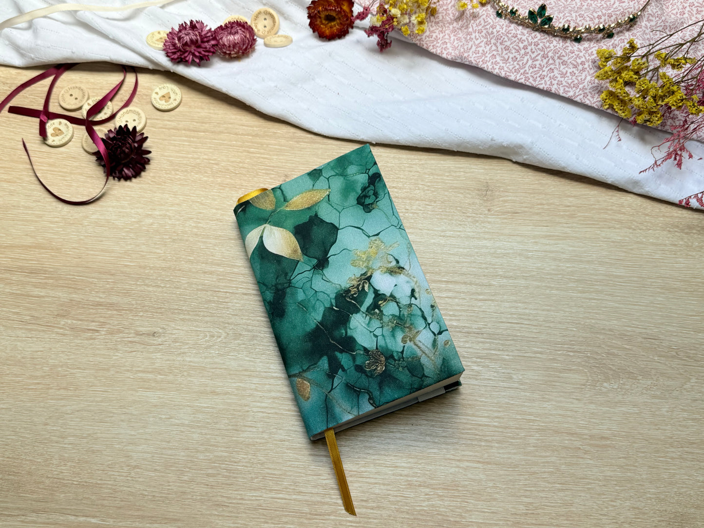 Couvre-livre - Golden Flower