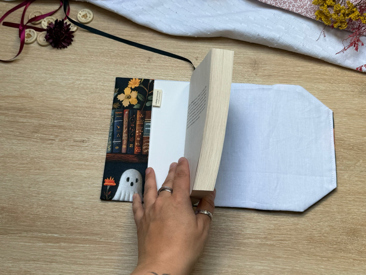Couvre-livre - Fantôme de Bibliothèque