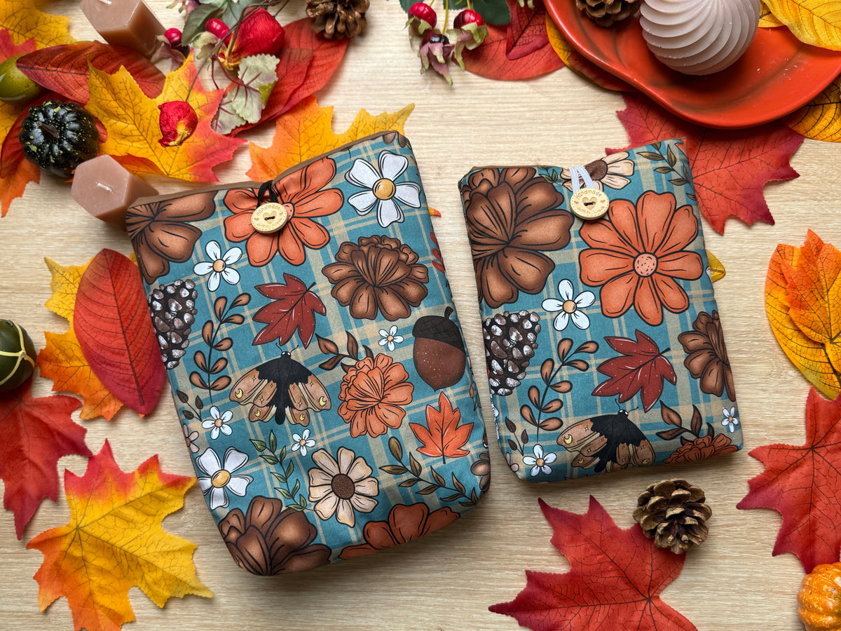 Pochette à livre - Fleur d'Automne