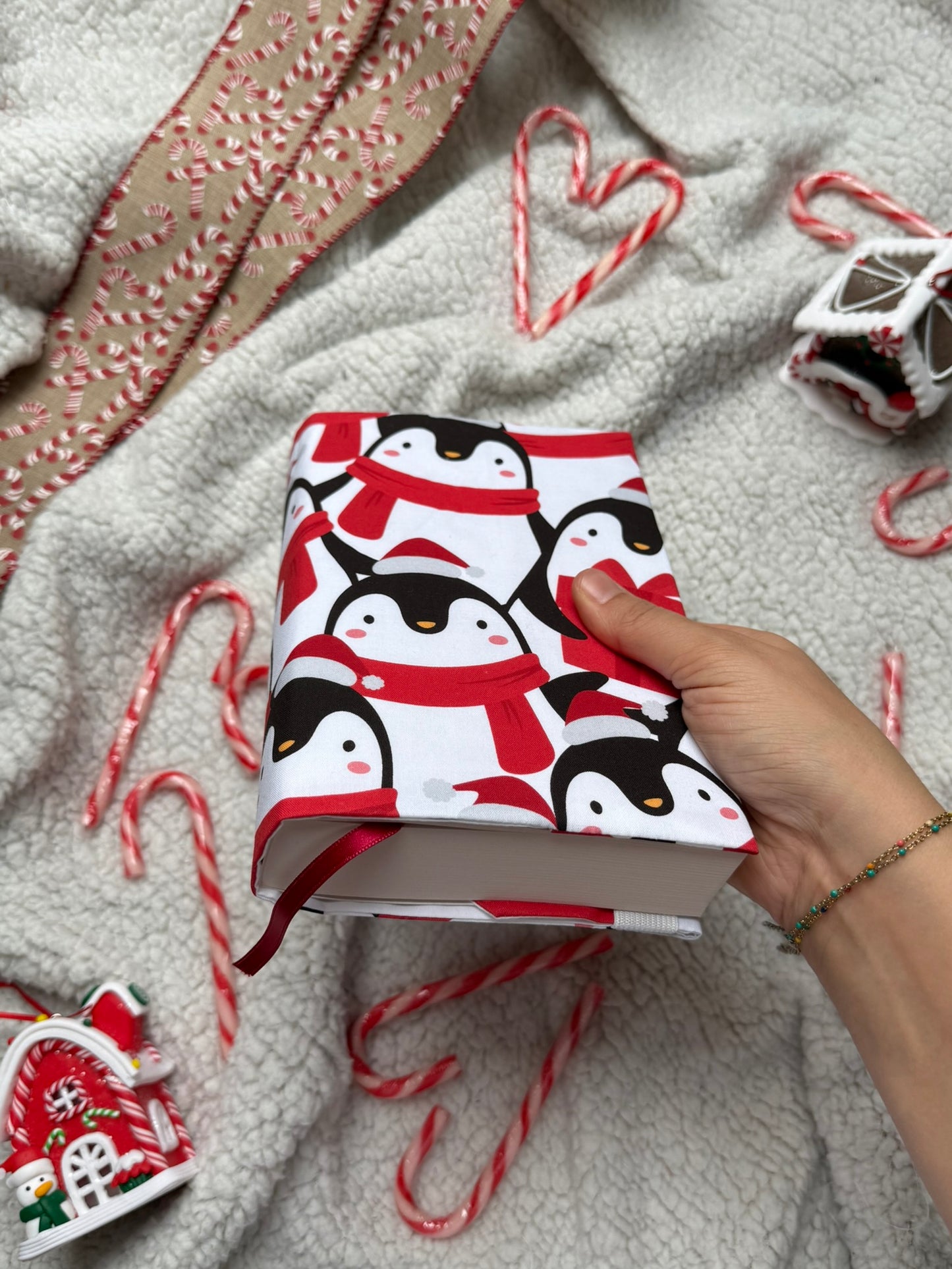 Couvre-livre - Pingouin