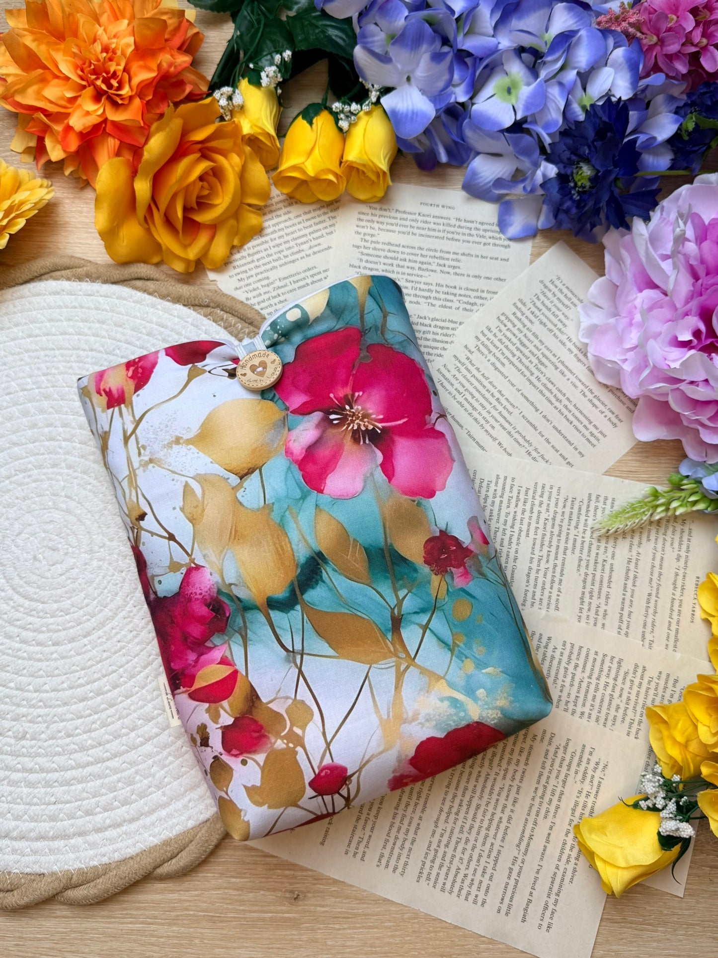 Pochette à livre - Fleur d’Or