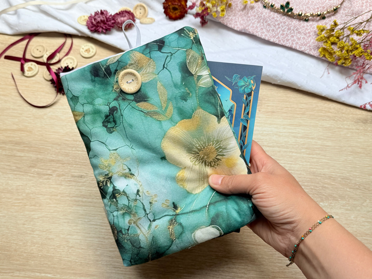Pochette à livre - Golden Flower