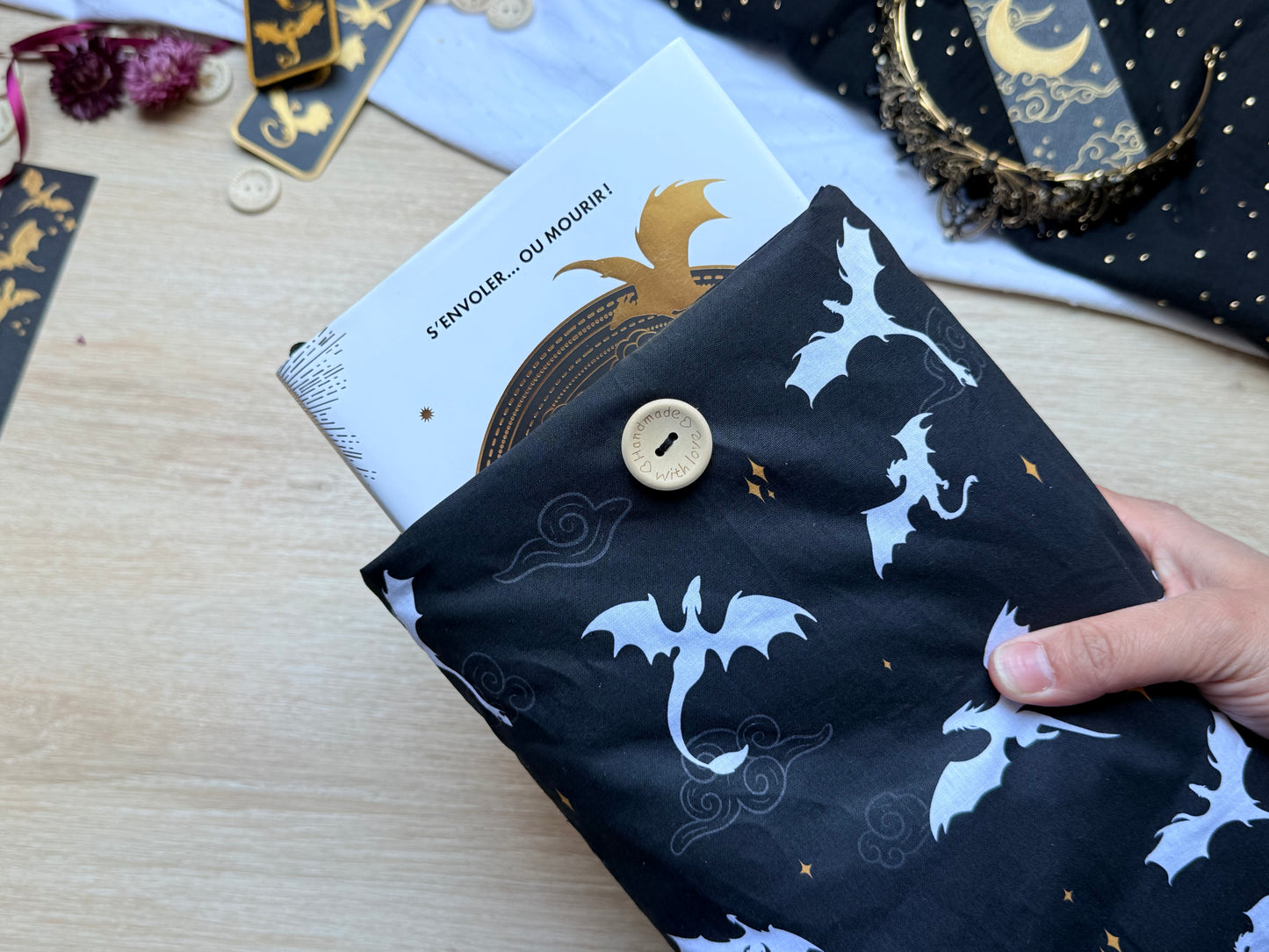 Pochette à livre - Dragonnière