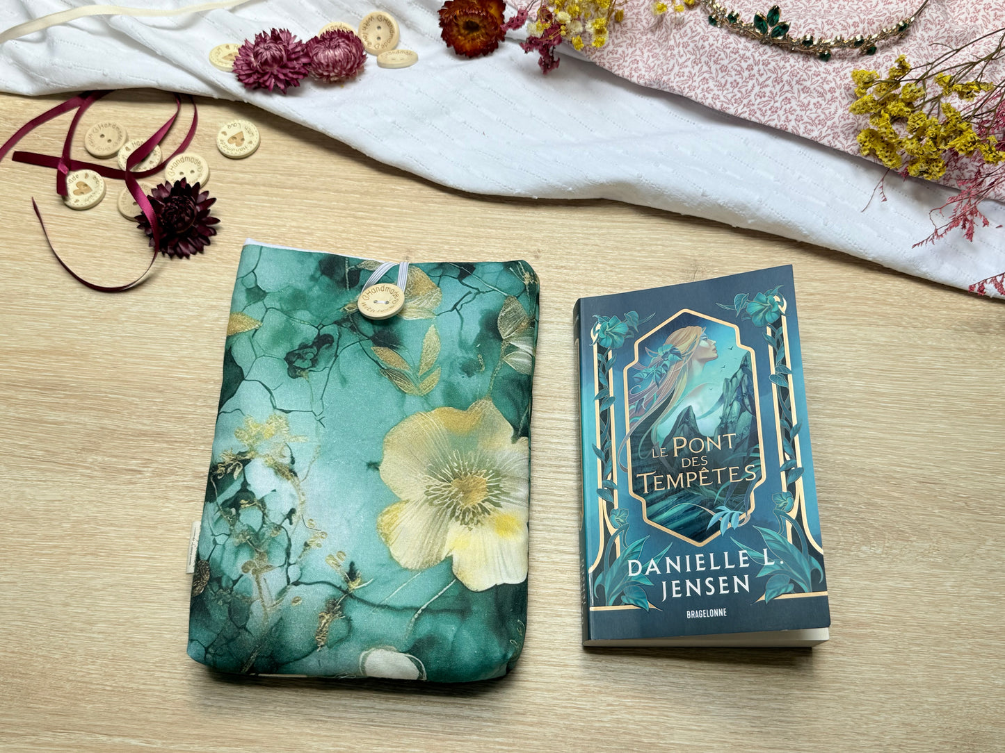 Pochette à livre - Golden Flower