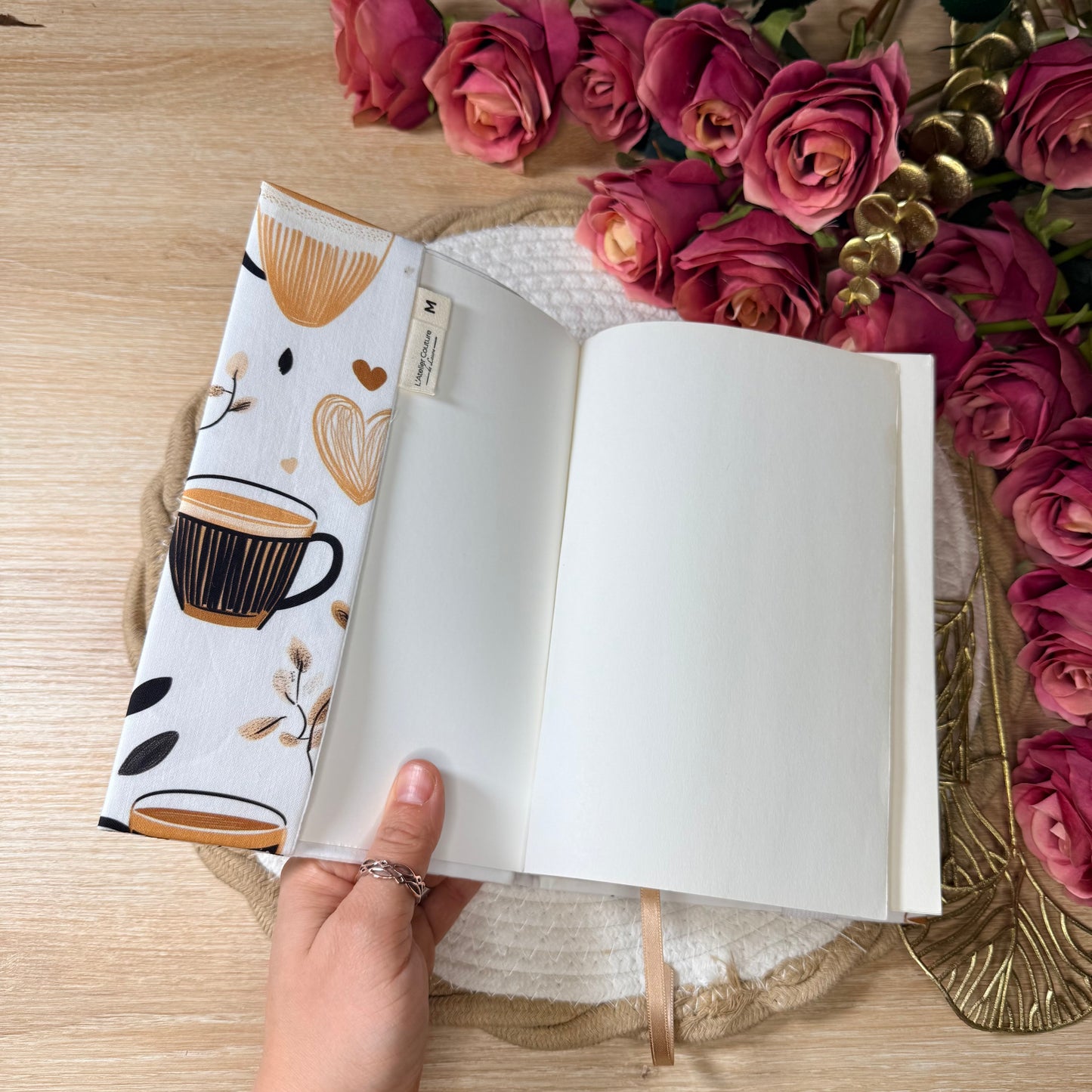 Couvre-livre - Pause Café
