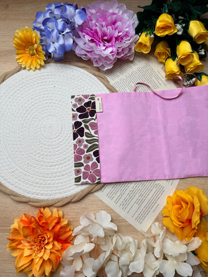 Couvre-livre - Velours Fleuri
