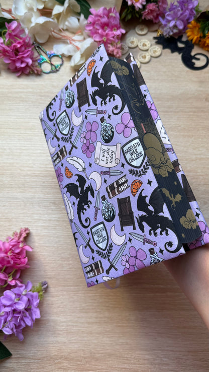 Couvre-livre - Violet