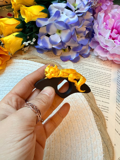 Bague de Lecture - Dragon Bicolore