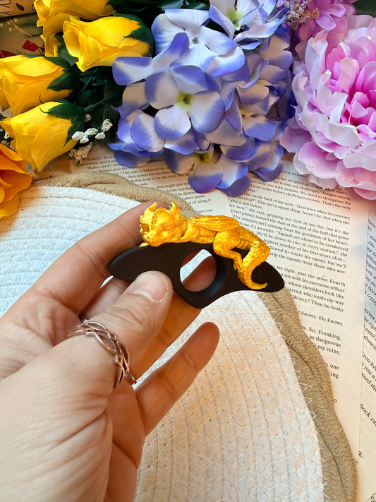 Bague de Lecture - Dragon Bicolore