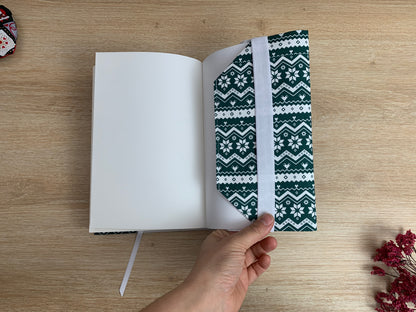 Couvre-livre - Noël géométrique