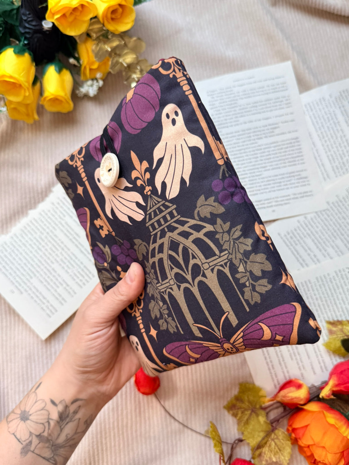 Pochette à Liseuse - Jardin hanté