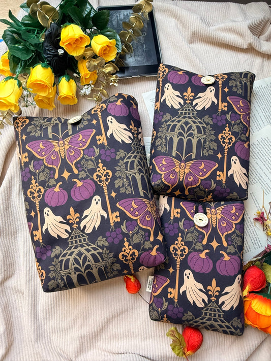 Pochette à livre - Jardin hanté