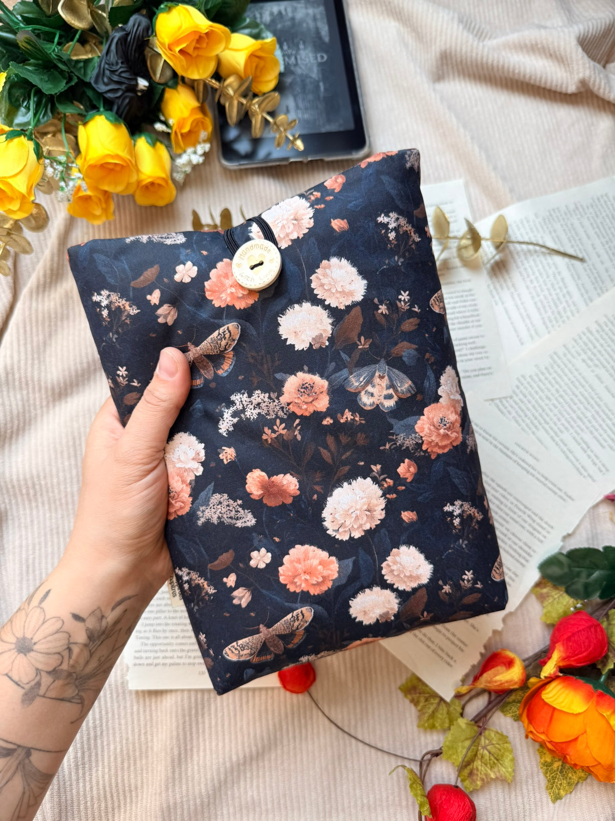 Pochette à livre - Papillon de Minuit