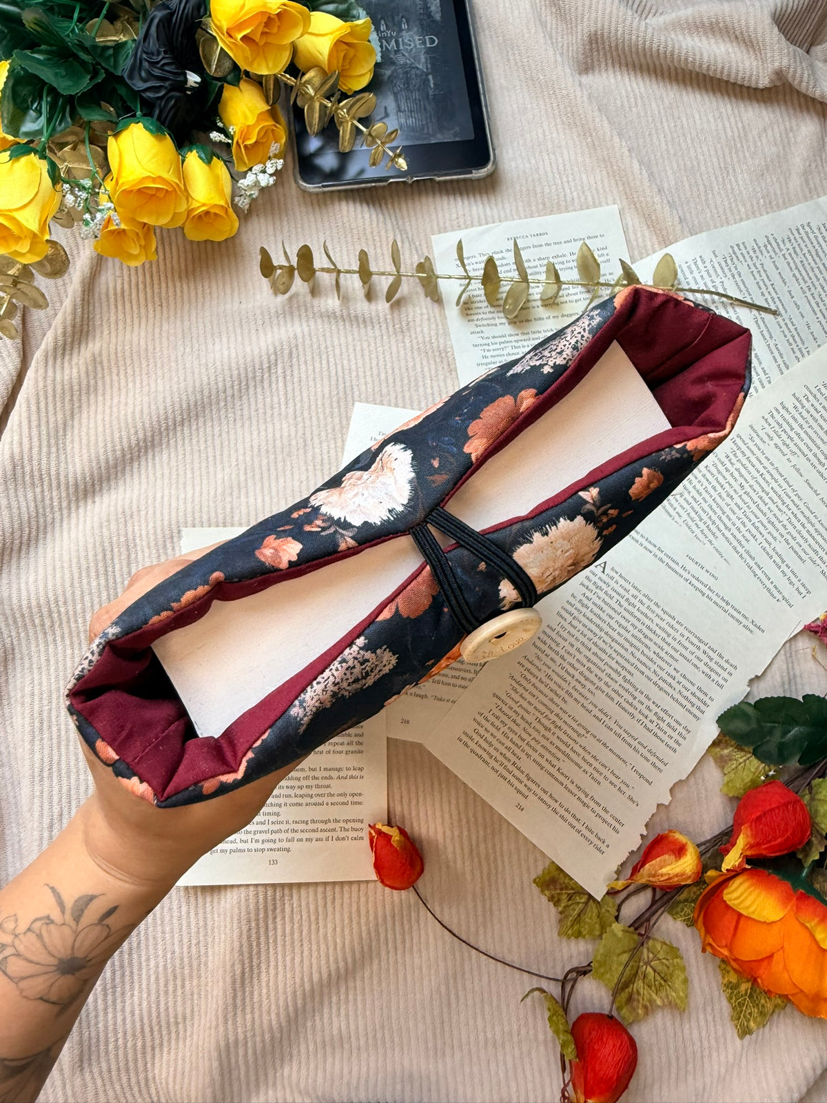 Pochette à livre - Papillon de Minuit