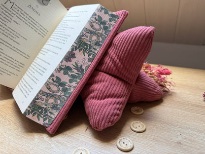 Coussin de Lecture - Velours Rose