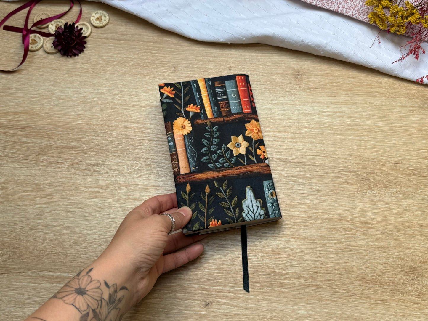 Couvre-livre - Fantôme de Bibliothèque