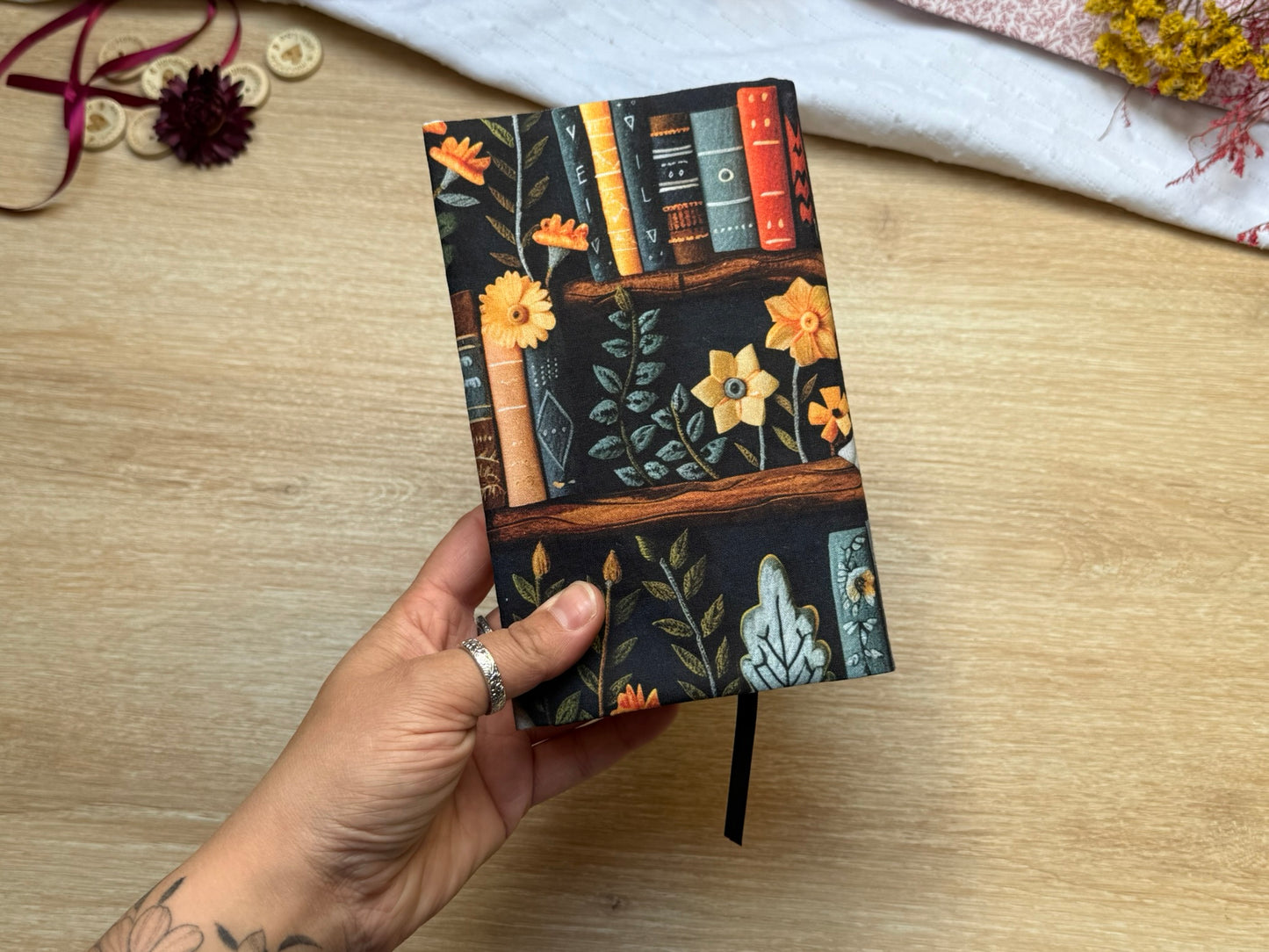 Couvre-livre - Fantôme de Bibliothèque