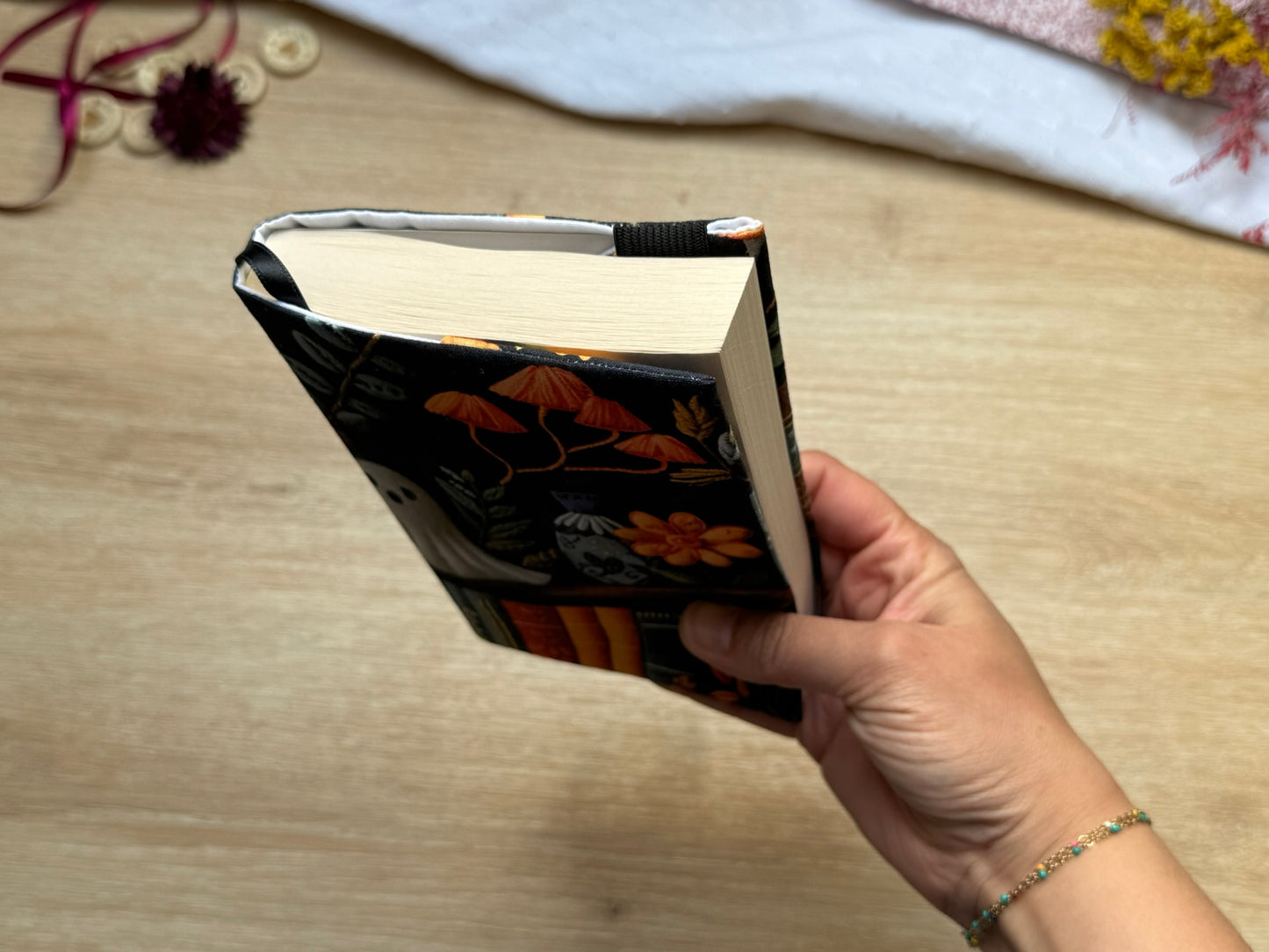 Couvre-livre - Fantôme de Bibliothèque
