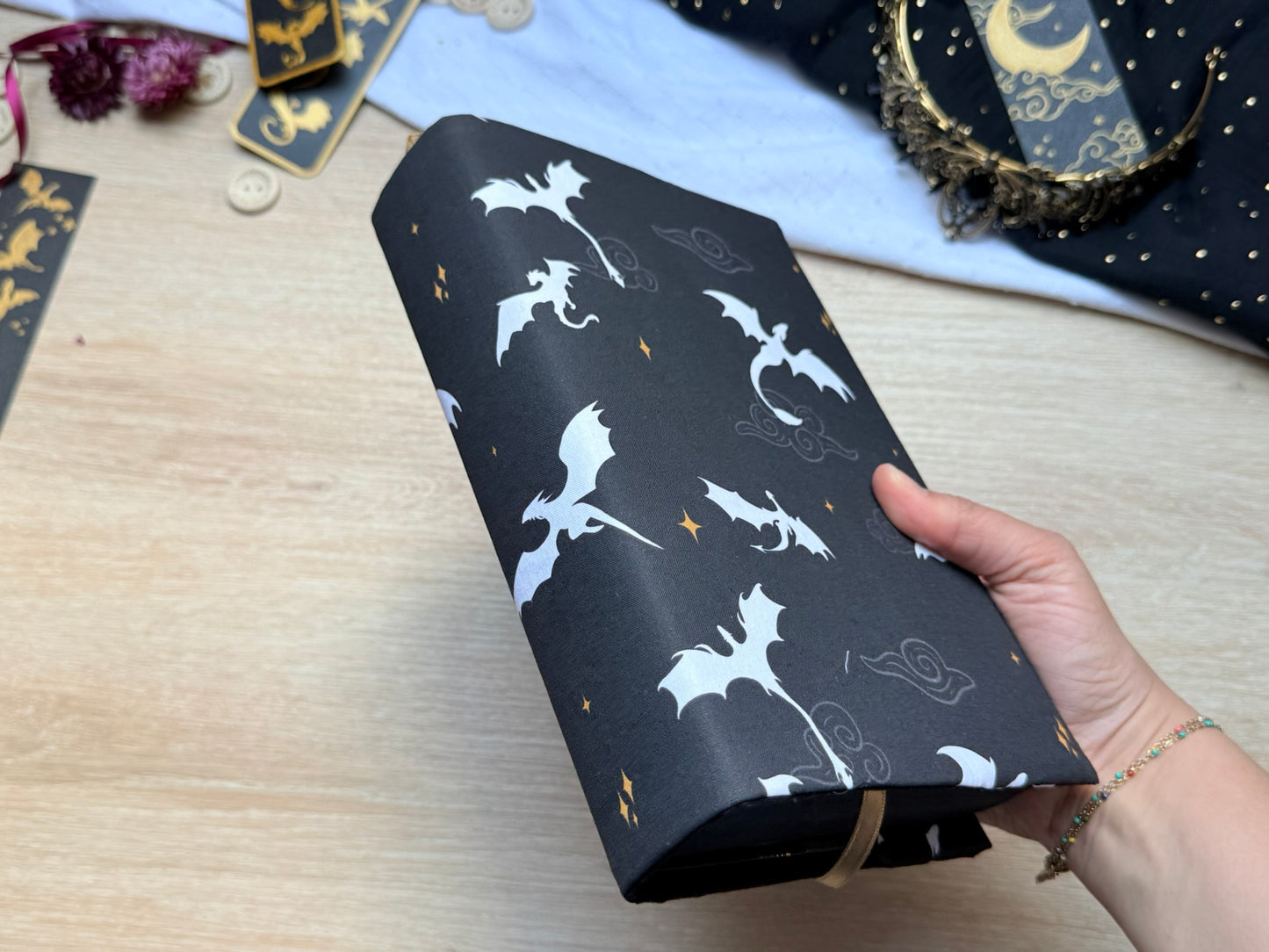 Couvre-livre - Dragonnière