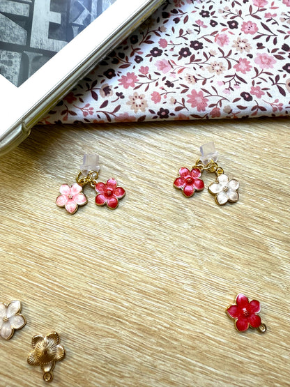 Bouchon anti-poussière - Duo de Fleurs