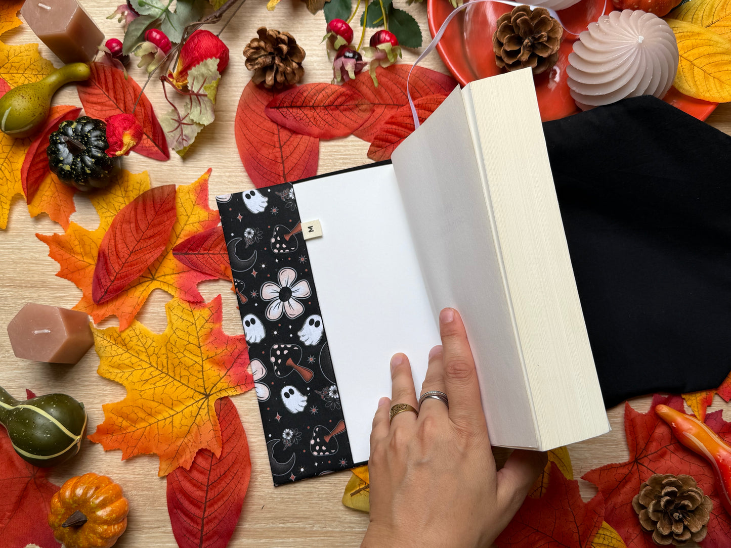Couvre-livre - Ghost Flower