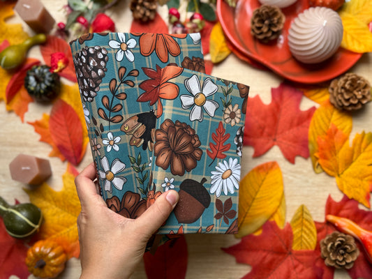 Couvre-livre - Fleur d'Automne