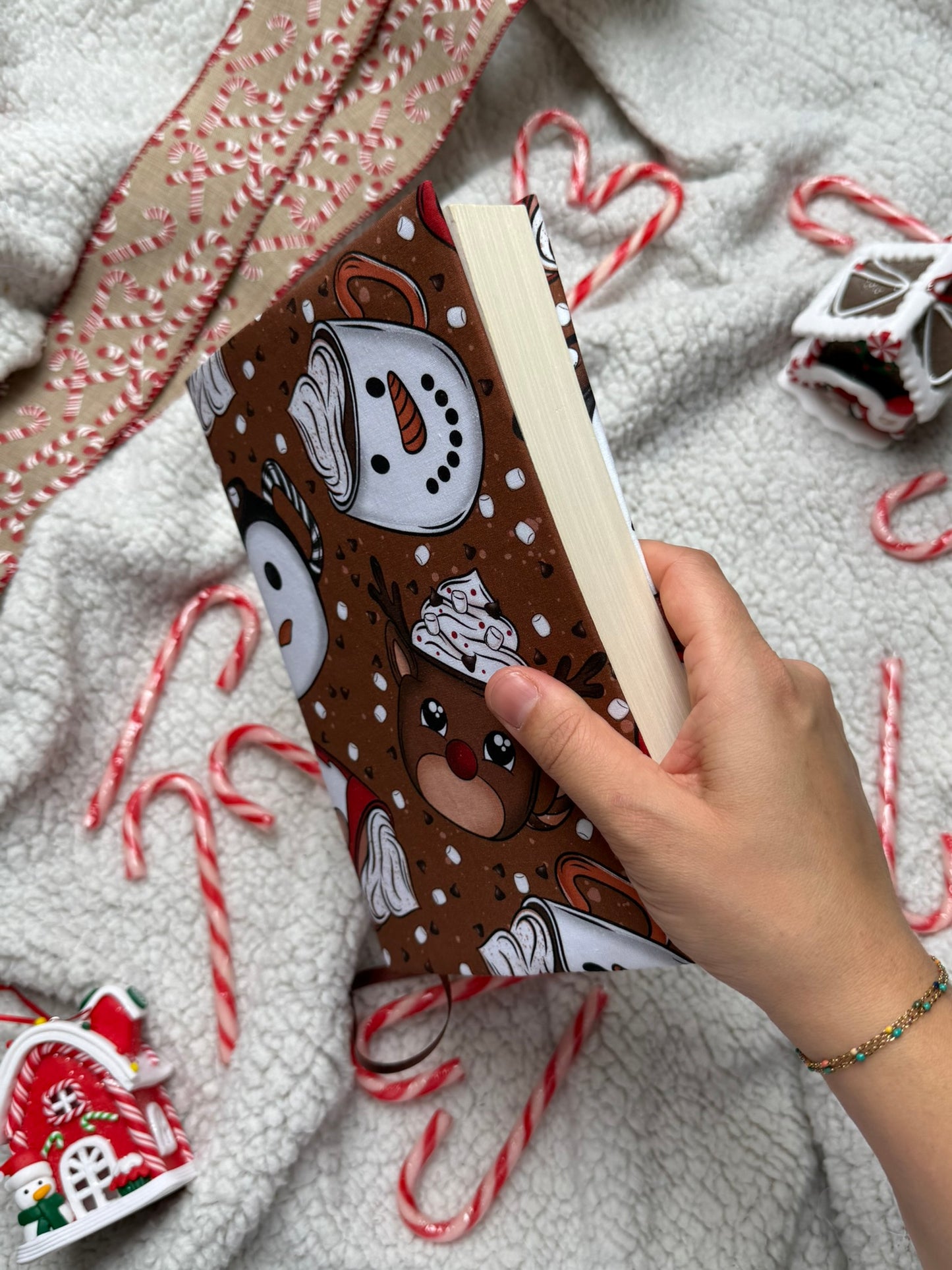 Couvre-livre - Chocolat Chaud