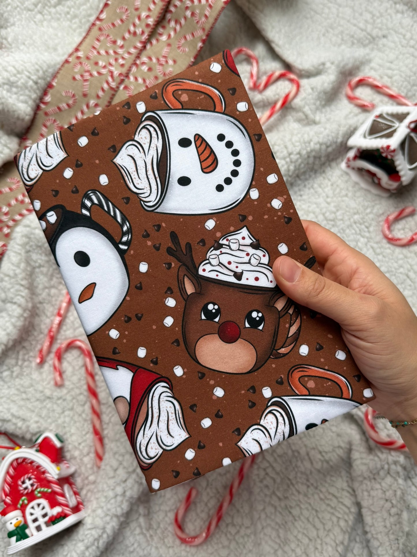 Couvre-livre - Chocolat Chaud