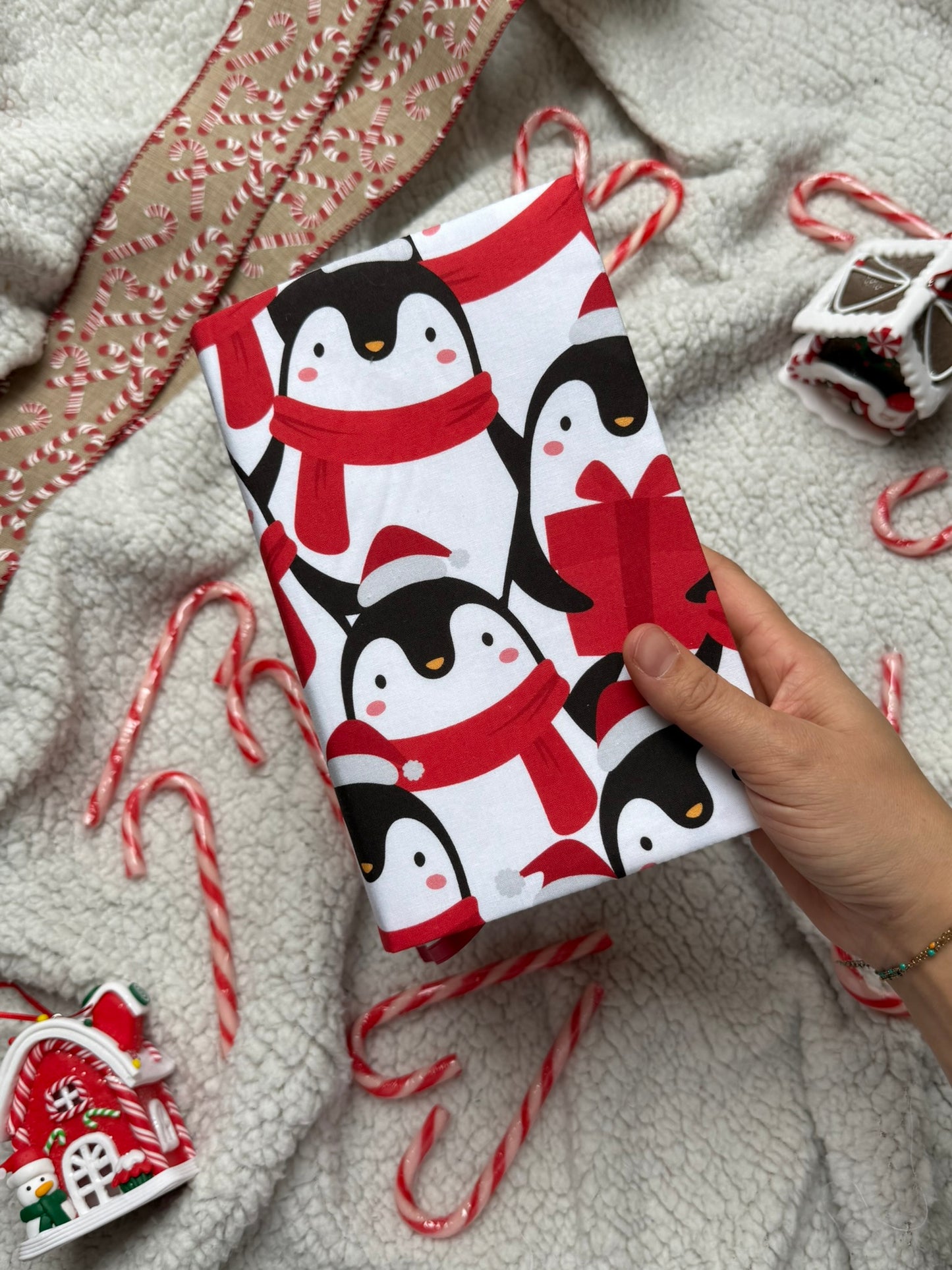 Couvre-livre - Pingouin