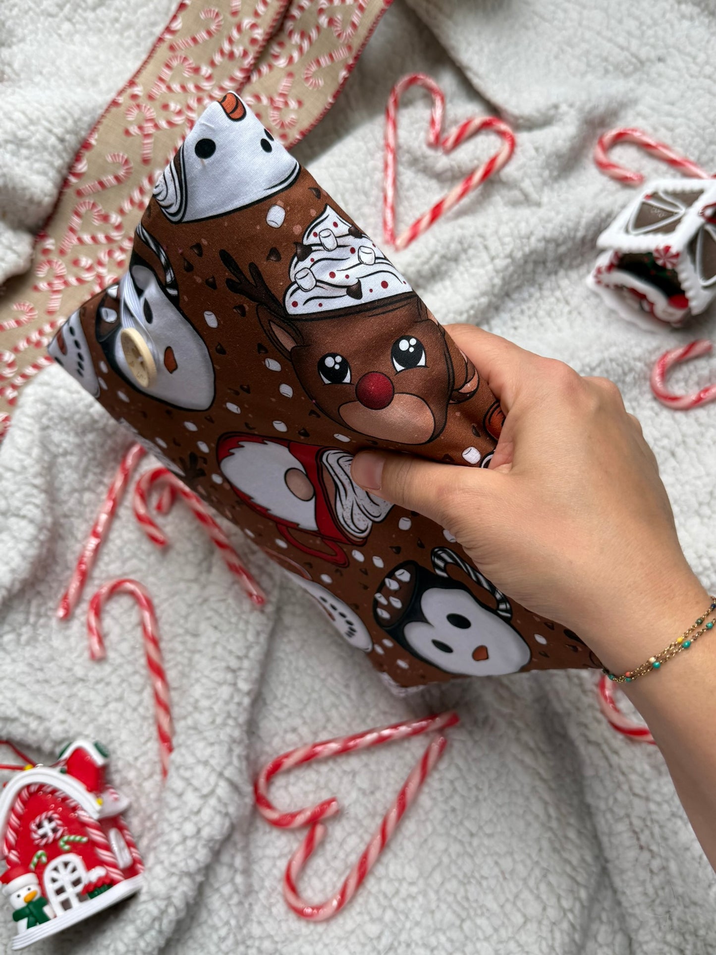 Pochette à livre - Chocolat Chaud