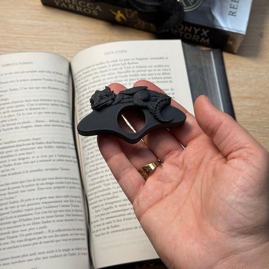 Bague de Lecture - Dragon Noir