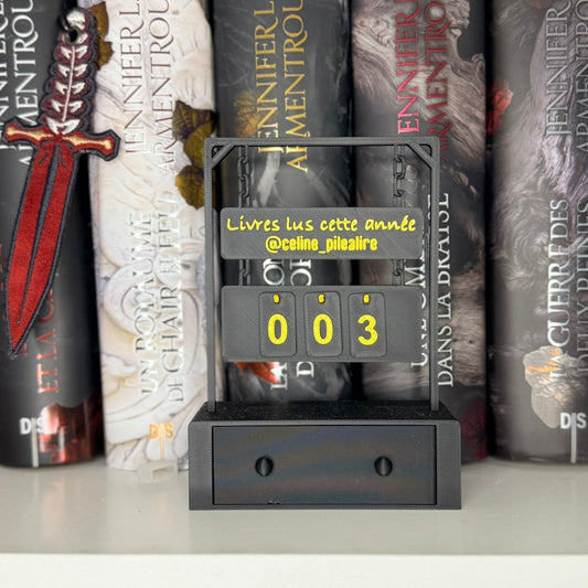 Le Compteur de Livres – TEXTE Personnalisé - Suivi de Lecture