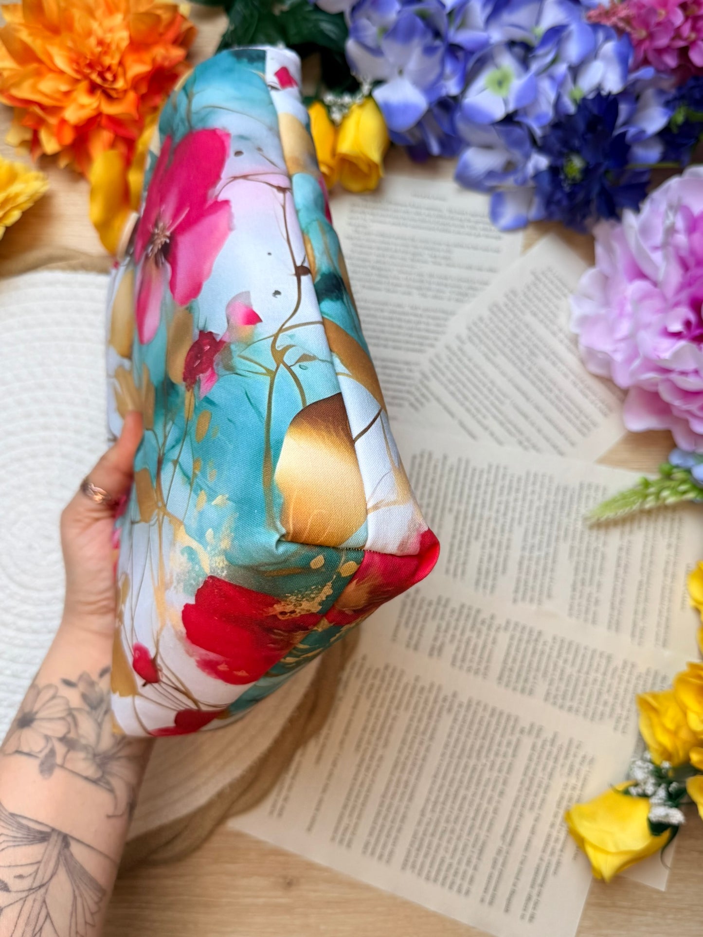 Pochette à livre - Fleur d’Or