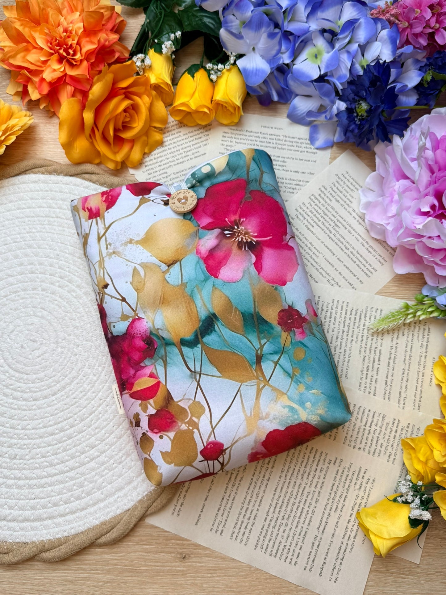 Pochette à livre - Fleur d’Or
