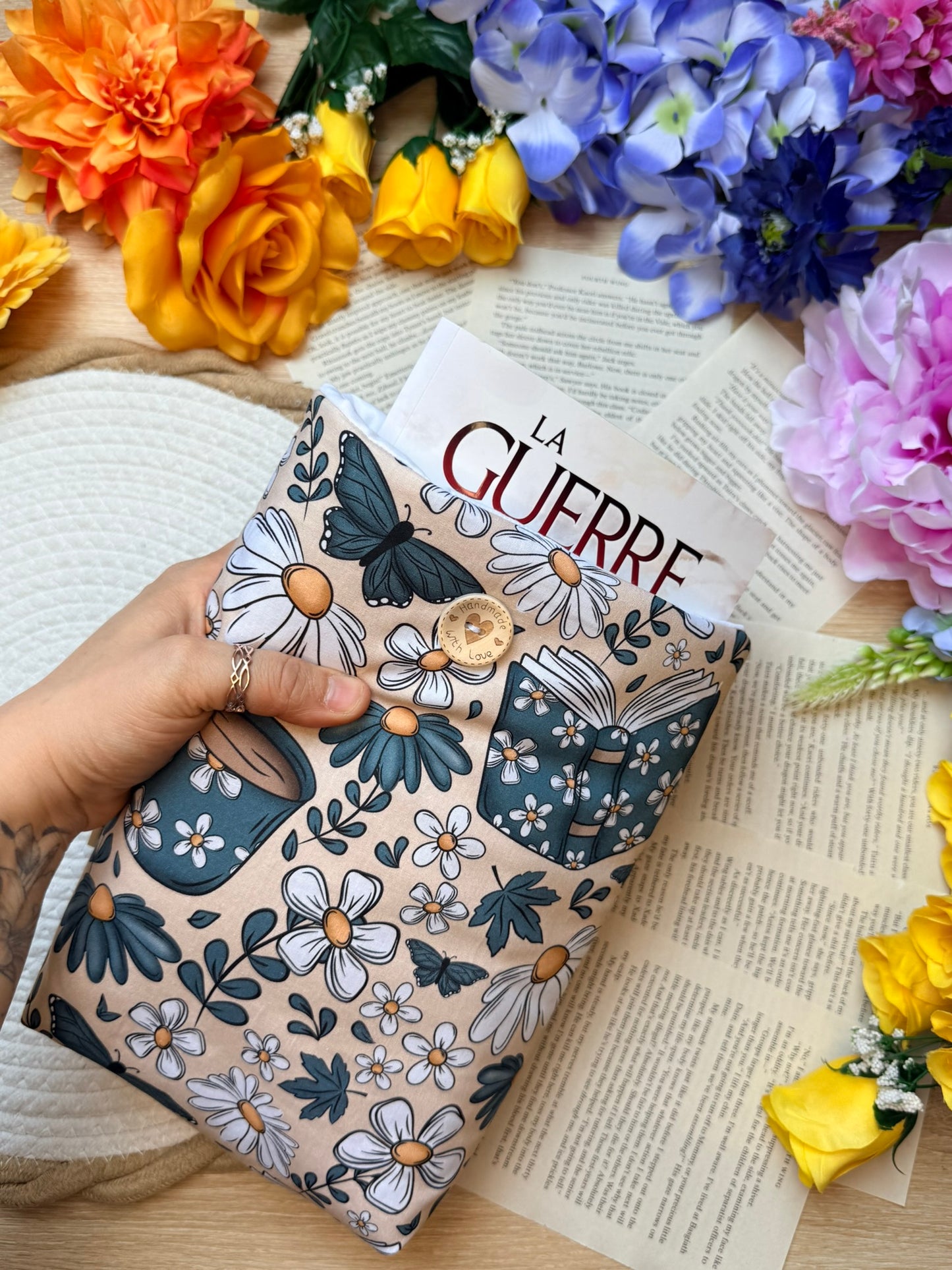 Pochette à livre - Printemps