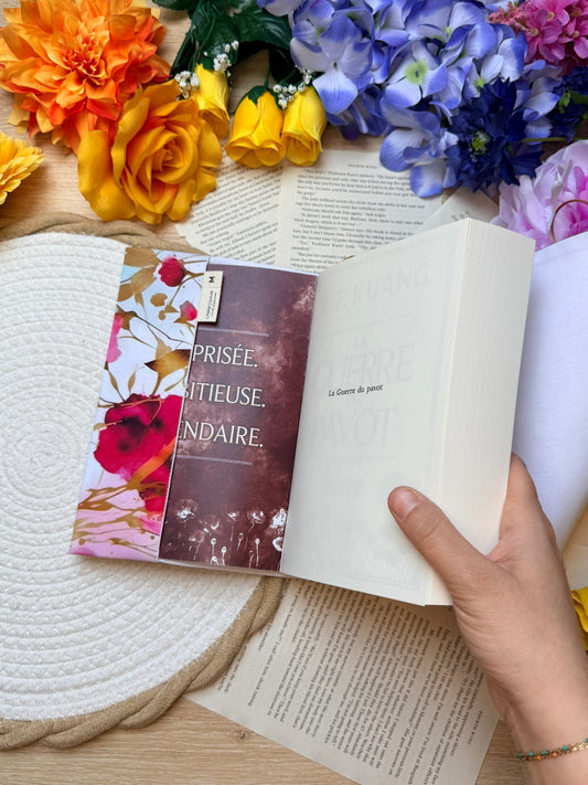 Couvre-livre - Fleur d’Or