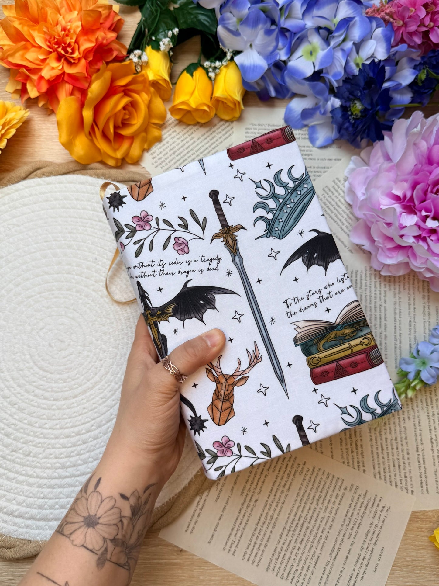 Couvre-livre - Fantasy