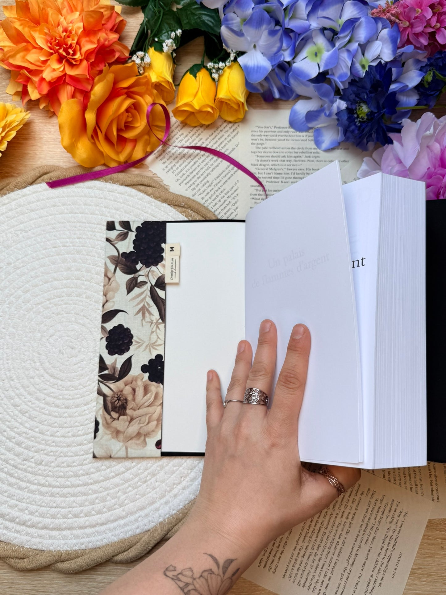 Couvre-livre - Flore Obscure