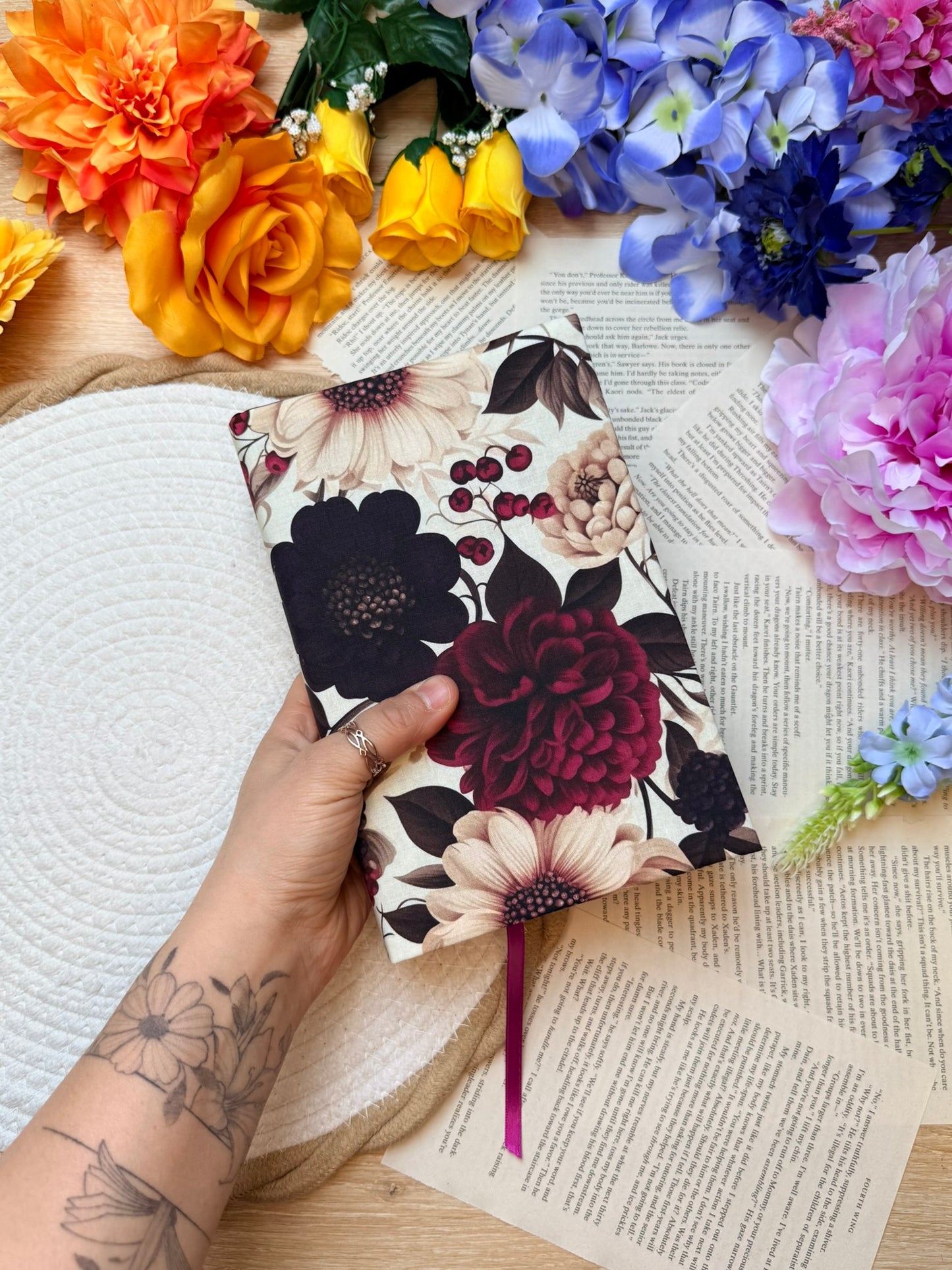 Couvre-livre - Flore Obscure