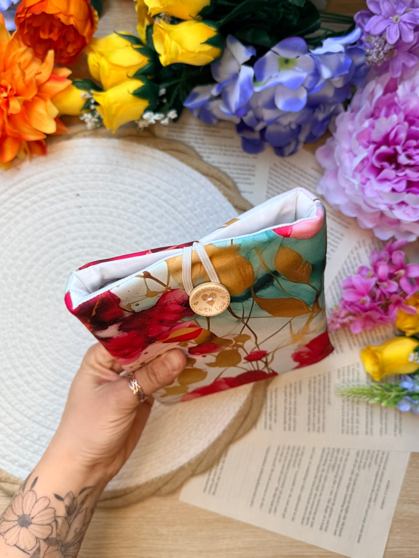 Pochette à Liseuse - Fleur d’Or