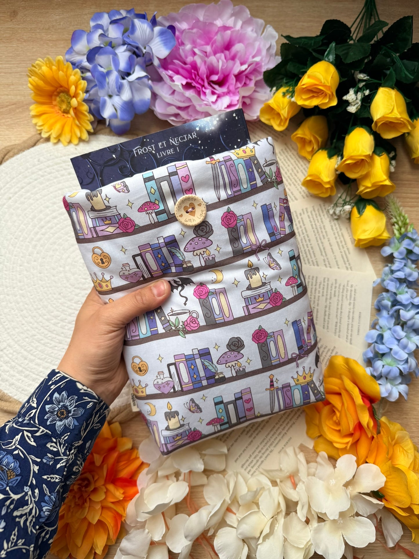 Pochette à livre - Fantasy sur étagère