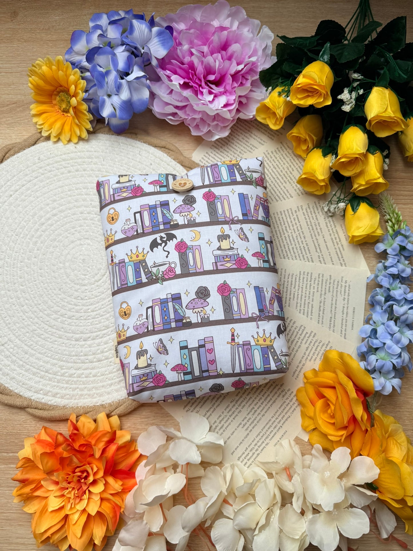 Pochette à livre - Fantasy sur étagère