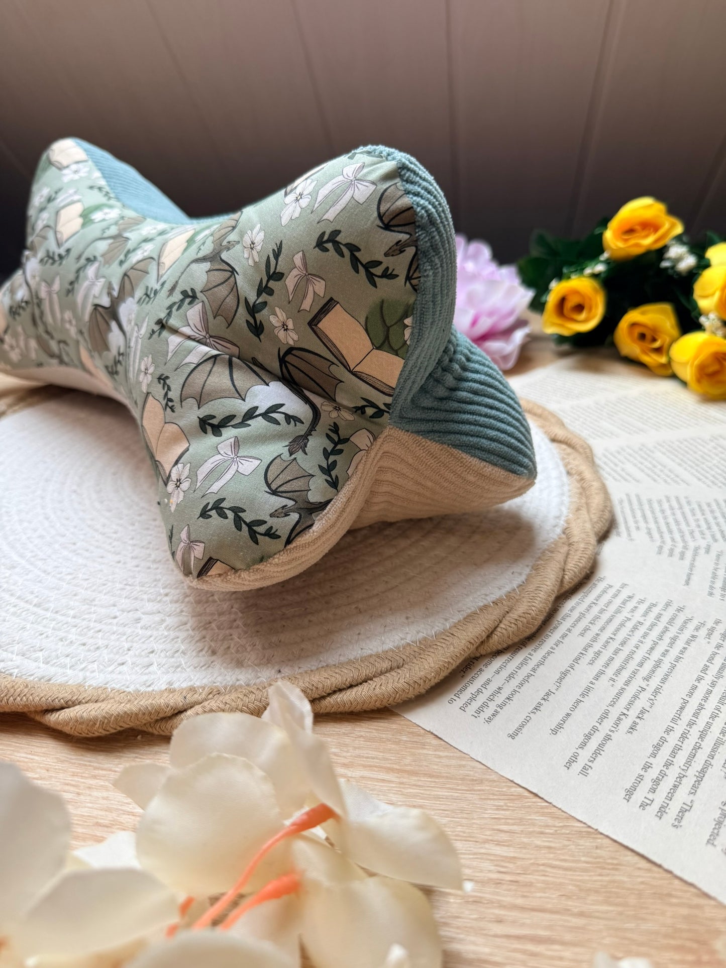 Coussin de Lecture - Nœuds et Dragons
