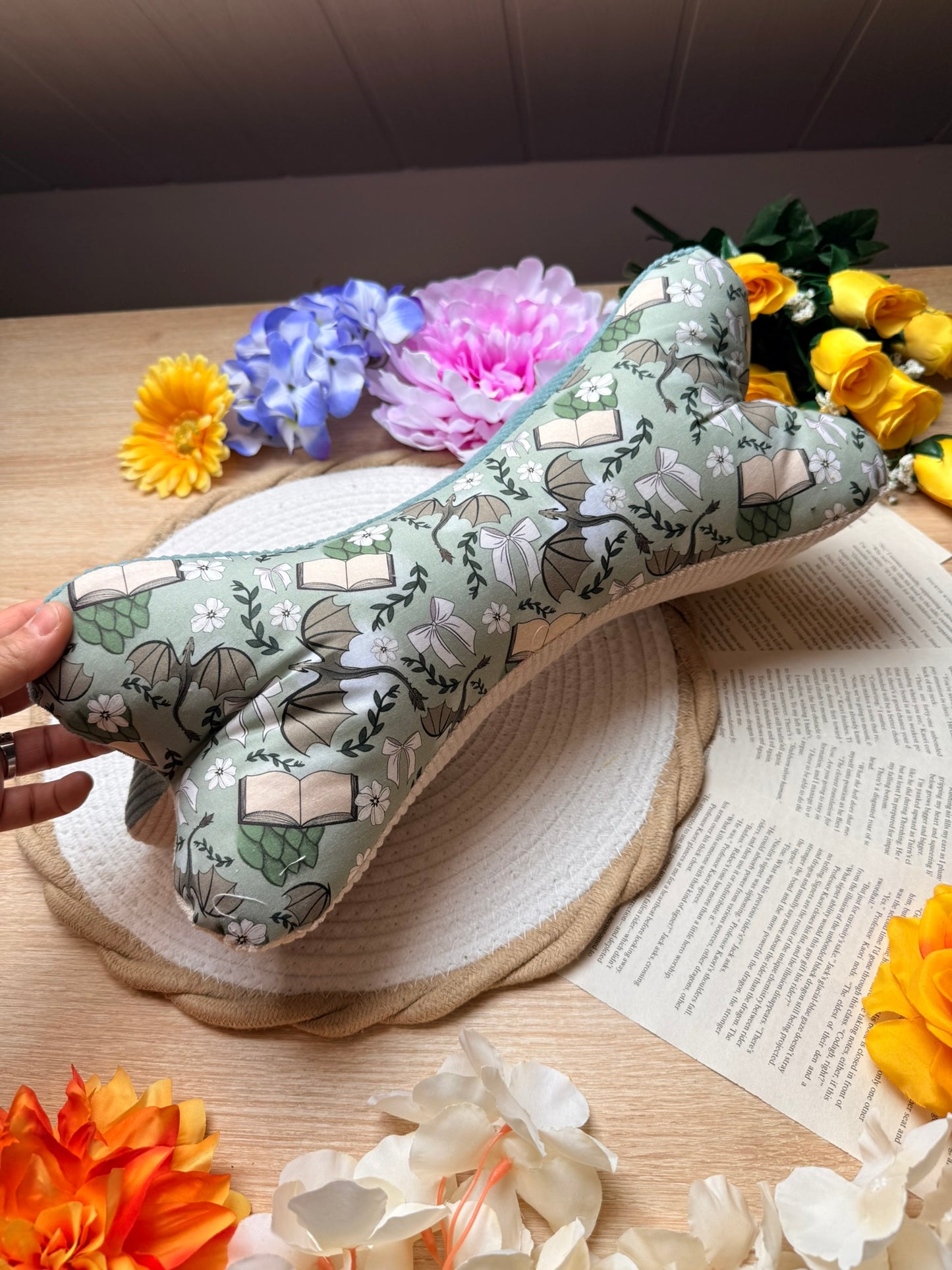 Coussin de Lecture - Nœuds et Dragons