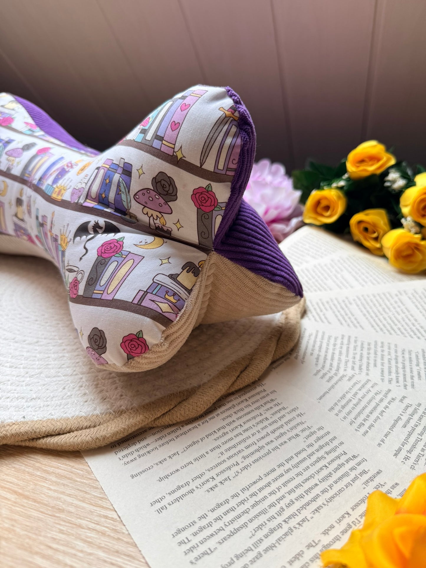 Coussin de Lecture - Fantasy sur étagère