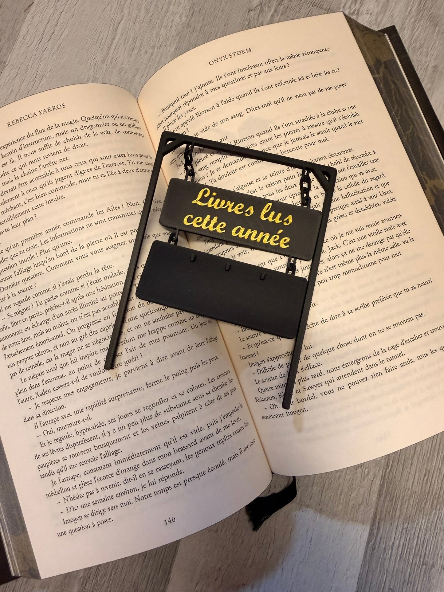 Le Compteur de Livres – "Livres lus cette année" - Noir