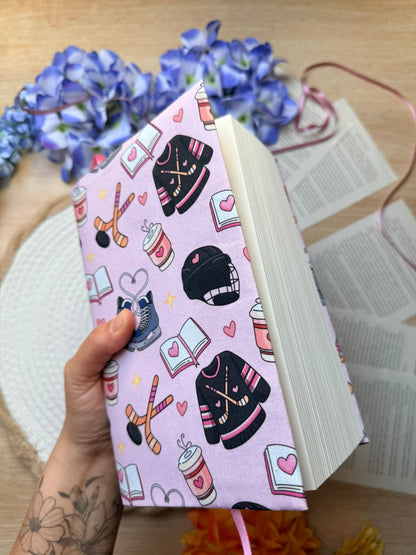 Couvre-livre - Love & Hockey
