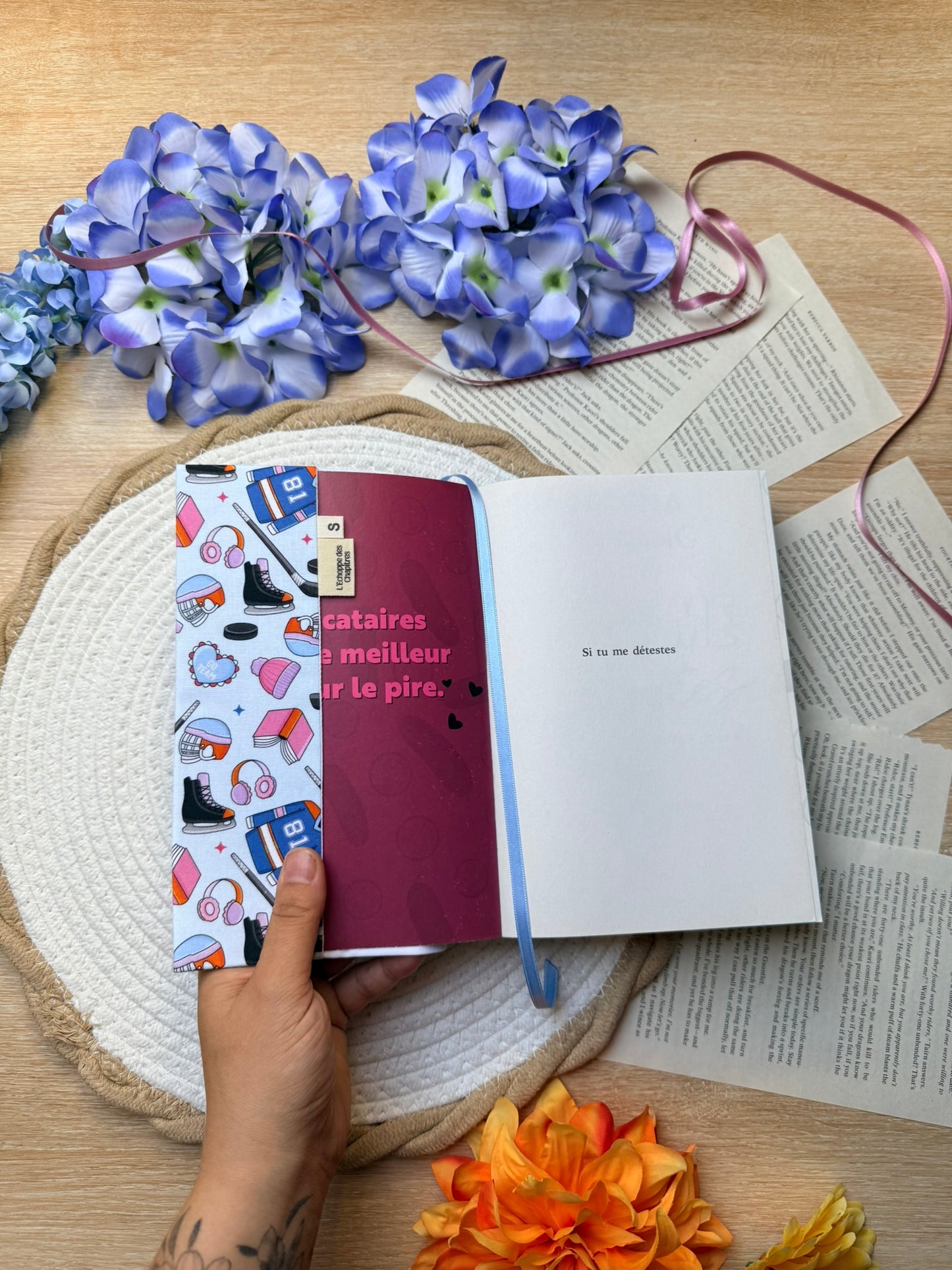 Couvre-livre - GO TEAM